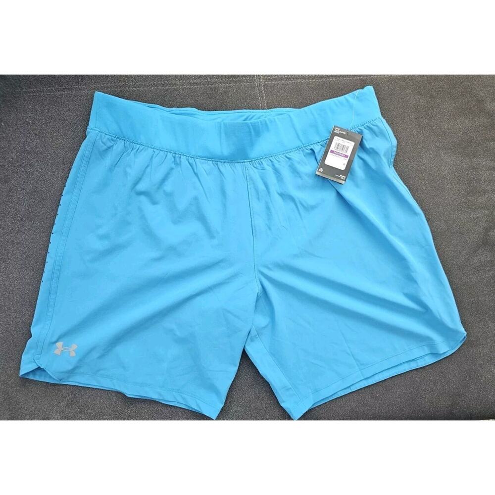 Under Armour UA Speed Pocket Lined Running Shorts 9 Inch Mens 2XL Blue NWT
